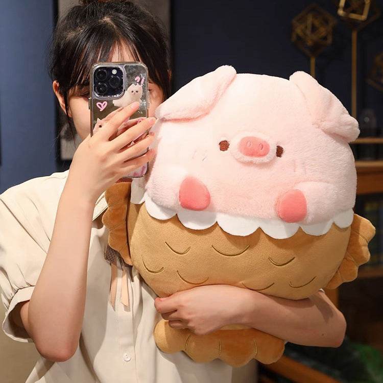 Pliggles: Adorable Kawaii Piggy Plush Toy - Perfect for Cuddling, Gifts & Kids Room Decor