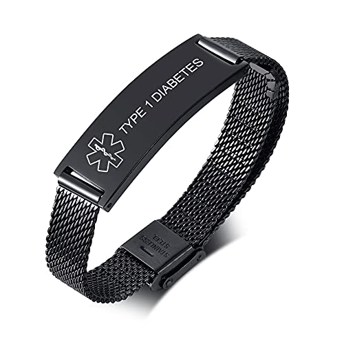 Stainless Steel 01-Black-Width 14MM