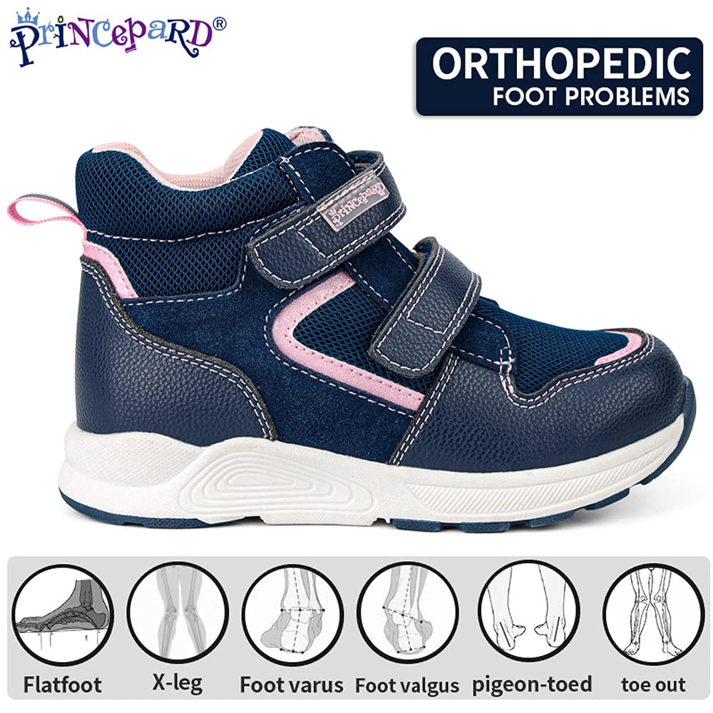 **Orthopedic Shoes for Toddlers - High-Top Corrective Sneakers with Arch & Ankle Support for Boys & Girls - Non-Slip Sole - Perfect for Walking, Running & Playtime**