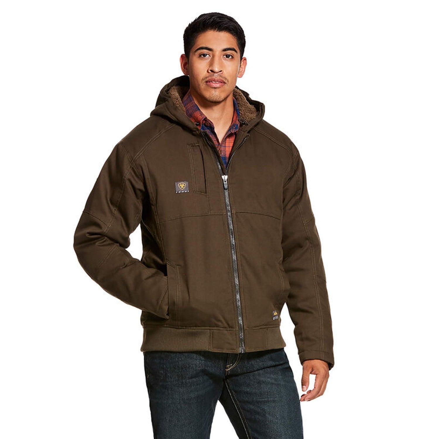 Ariat Rebar Men's DuraCanvas Jacket - Durable Work & Outdoor Jacket for Construction, Hiking & Ranch Work