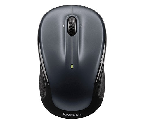 Logitech M325 Wireless Mouse with Unifying Receiver - Dark Grey Ergonomic Computer Mouse for Laptop, PC, Mac | Perfect for Office Work, Home Use & Travel