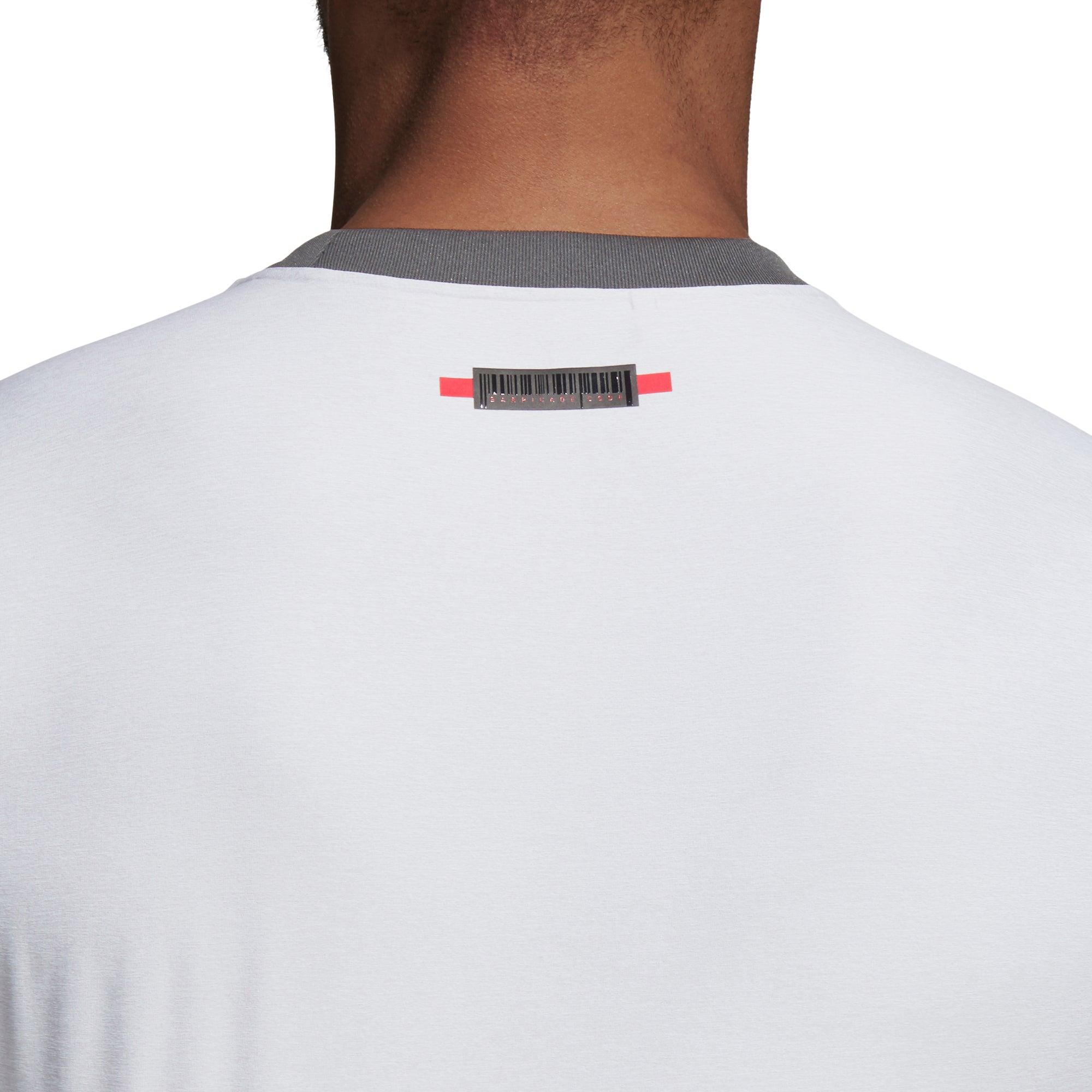 adidas Men's Barricade Performance T-Shirt - Light Grey CY3320 | Moisture-Wicking & Breathable for Workouts & Casual Wear