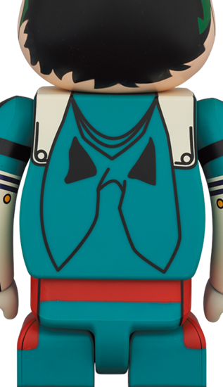 MEDICOM TOY BE@RBRICK My Hero Academia Midoriya Izuku 100% & 400% Collectible Figure Set - Anime Decor, Gift for MHA Fans, Display for Home & Office