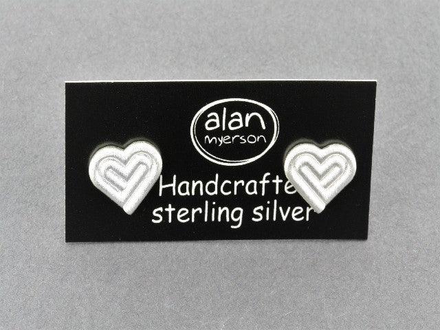 Sterling Silver Heart Stud Earrings for Women - Perfect for Valentine's Day Gifts, Anniversary Presents & Everyday Wear