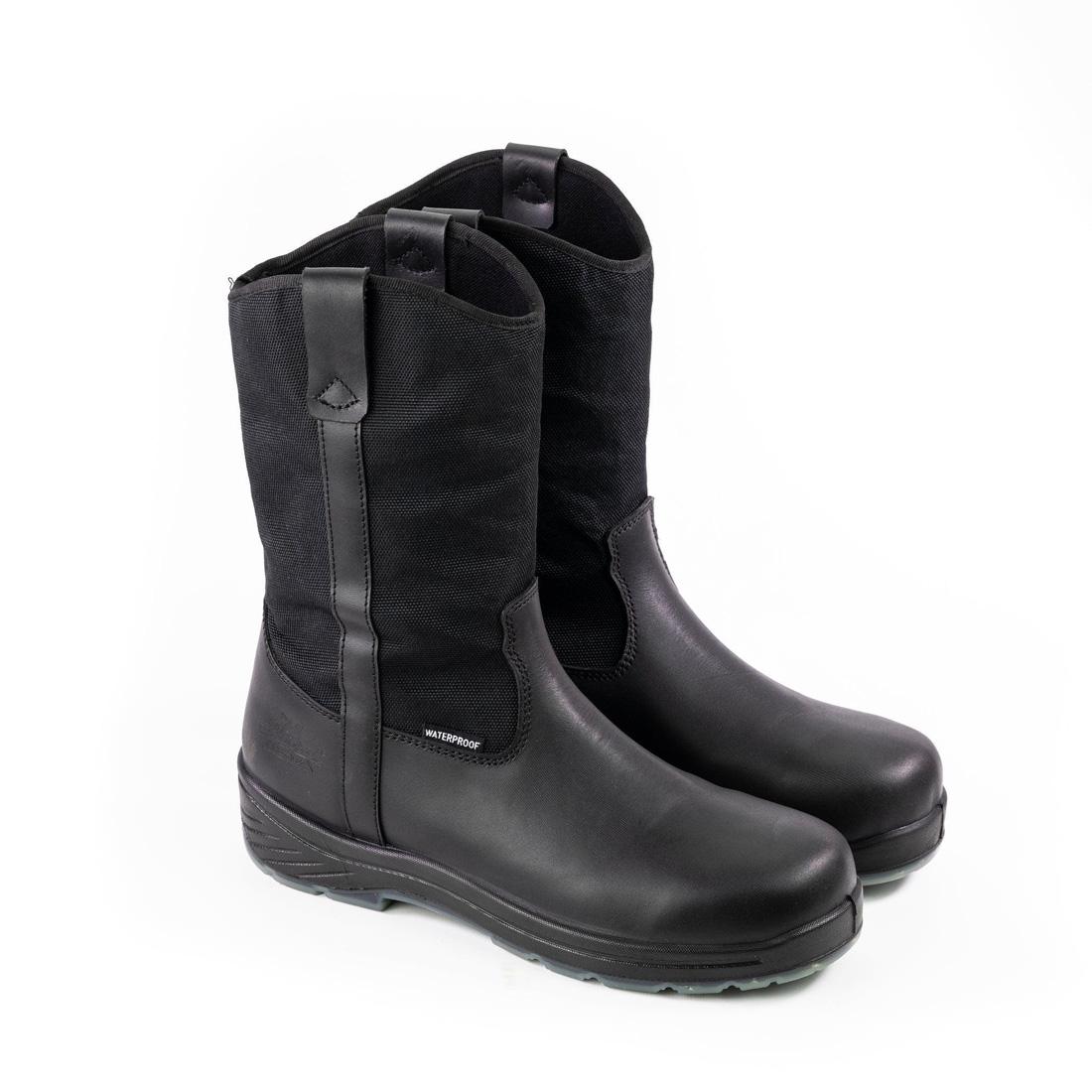 Thoroflex 10 Composite Toe Waterproof Work Boots for Men - Black Safety Shoes for Construction, Warehouse & Outdoor Work