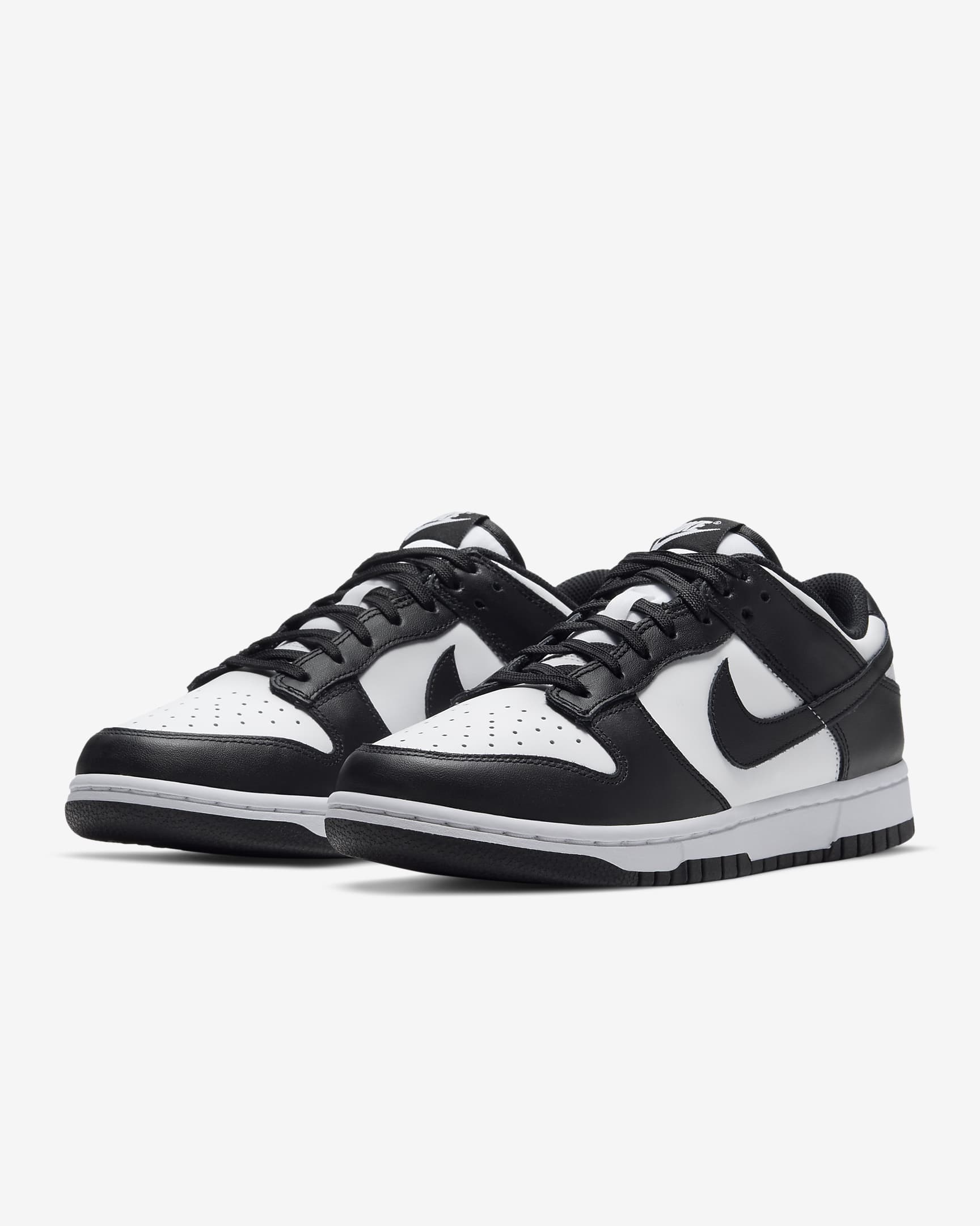Nike Women's Dunk Low Sneakers - White & Black Casual Shoes for Women | Comfortable Walking, Running, Gym Workouts & Streetwear Fashion