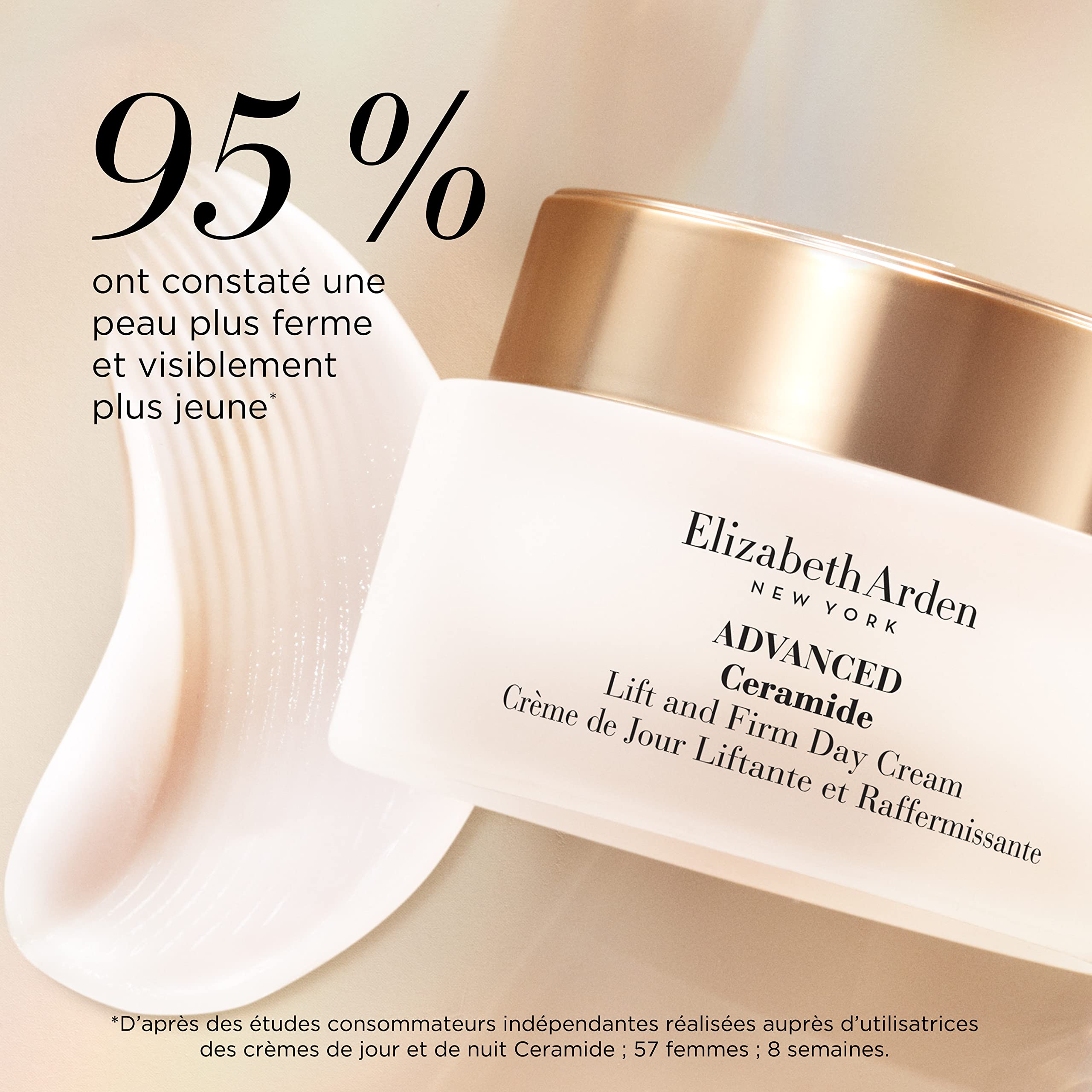 Elizabeth Arden Advanced Ceramide Daily Moisturizing Cream - Anti-Aging & Firming Face Lift Cream for Wrinkles - Hydrating Skincare Treatment - 100ml - Perfect for Daytime Use & Mature Skin Care Routine