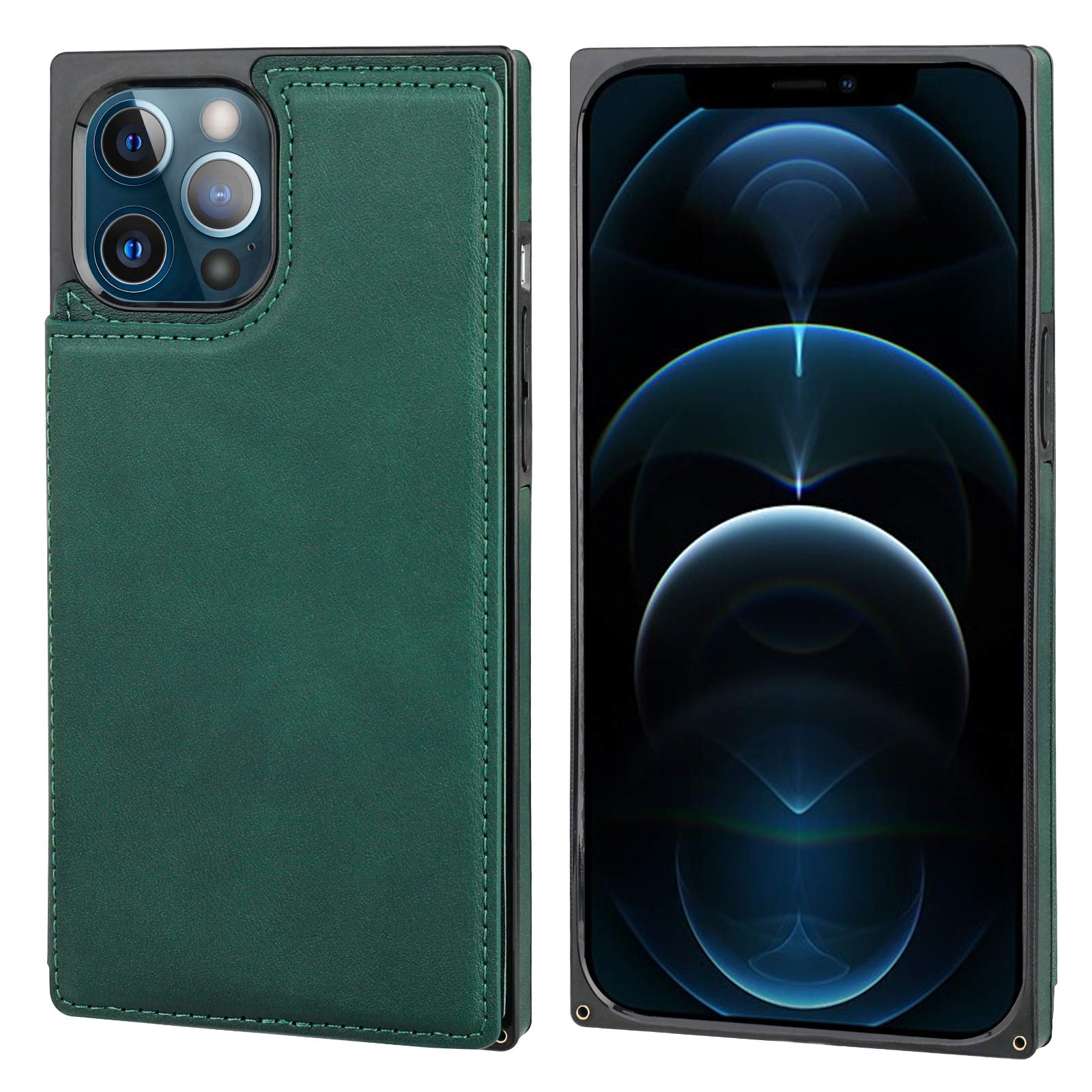 Premium PU Leather iPhone 12 Pro Max Wallet Case (6.7
