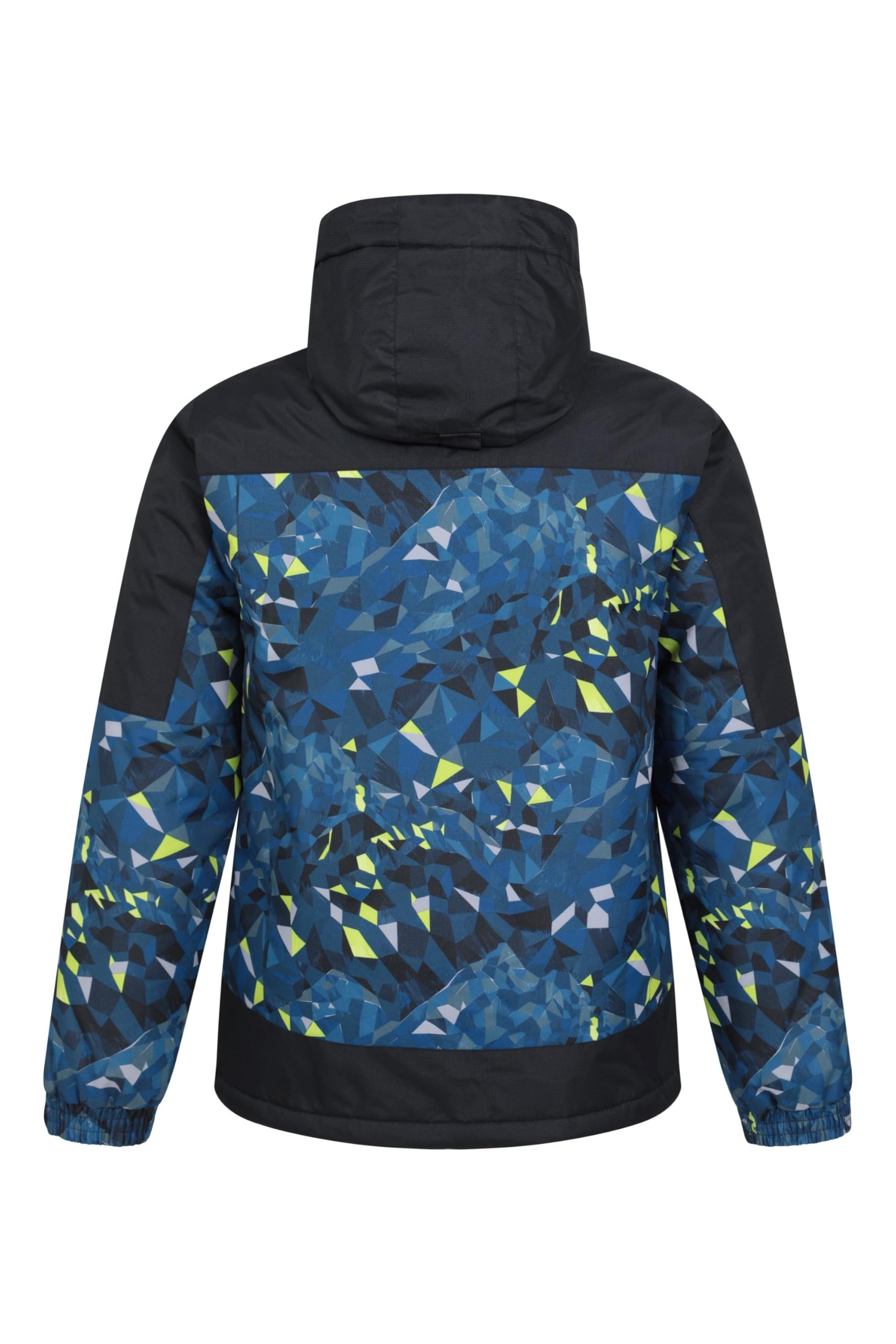 Mountain Warehouse Shadow Men's Printed Ski Jacket - Fleece Lined Winter Snow Coat for Skiing, Snowboarding & Outdoor Activities | Waterproof & Windproof Jacket for Cold Weather