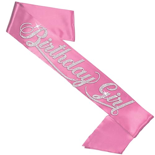 Rhinestone Birthday Girl (Pink)