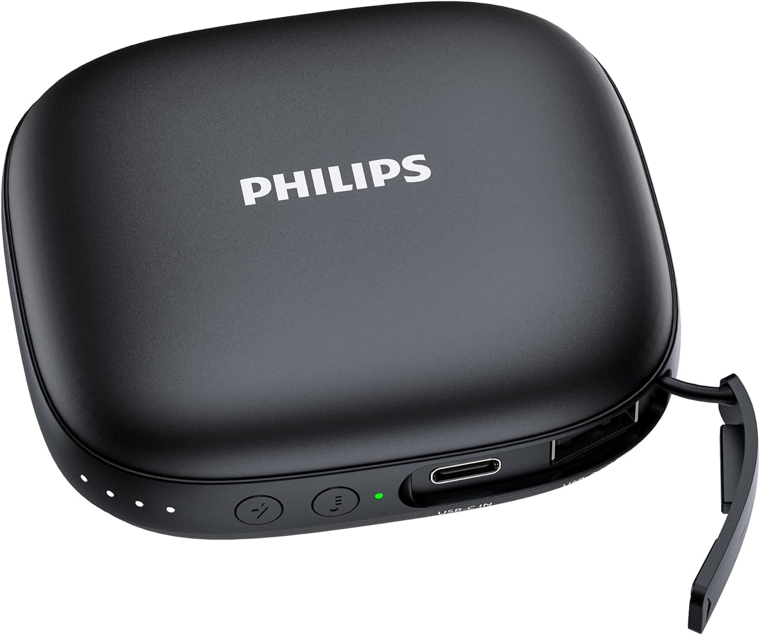 Philips 5200mAh Rechargeable Power Bank & Hand Warmer - Portable Phone Charger for iPhone Samsung, Perfect for Camping, Travel & Outdoor Activities