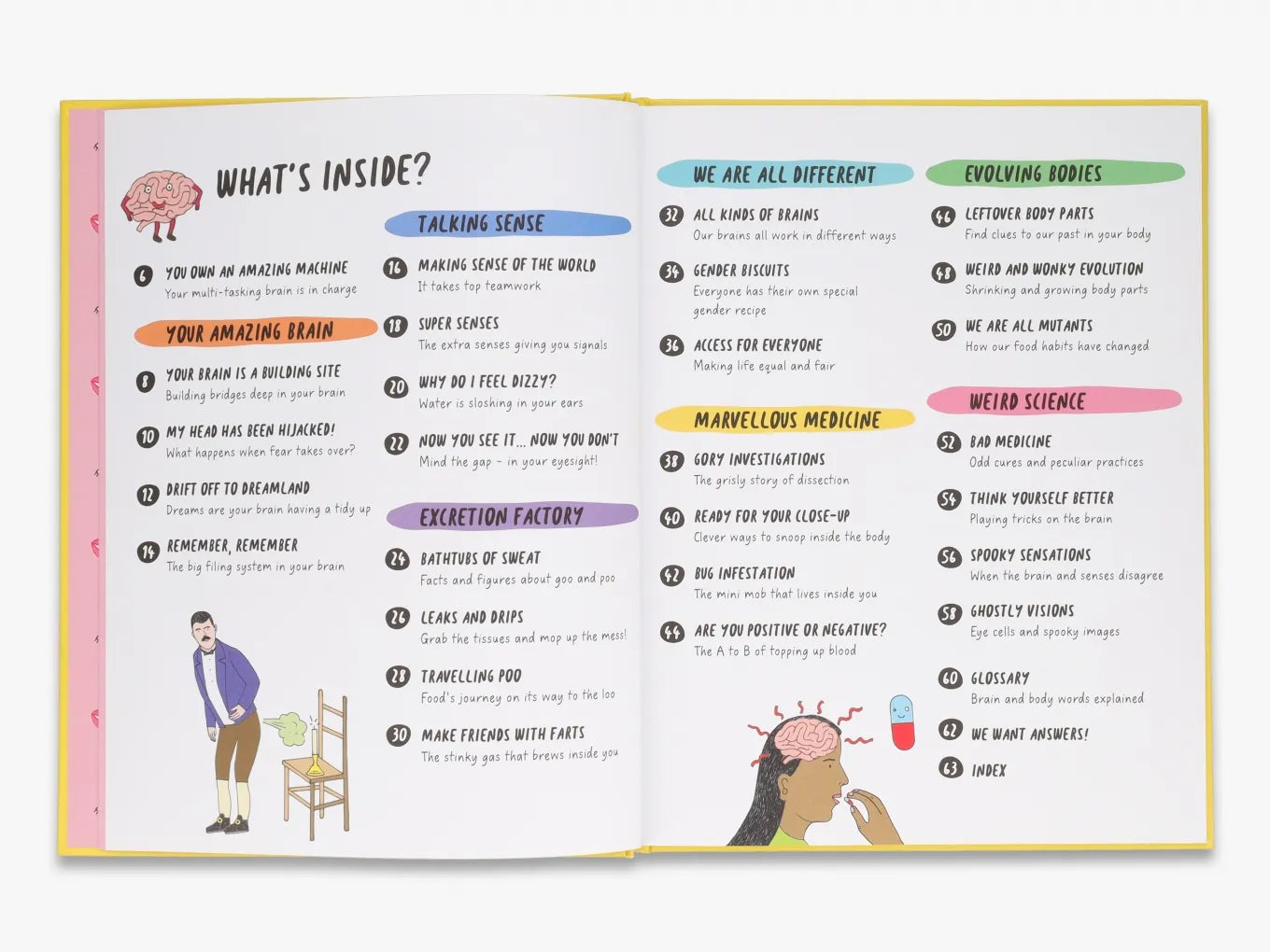 The Brainiac’s Book of the Body and Brain - Fun Science & Human Anatomy Guide for Kids | Perfect for Homeschooling, Classroom Learning & STEM Education