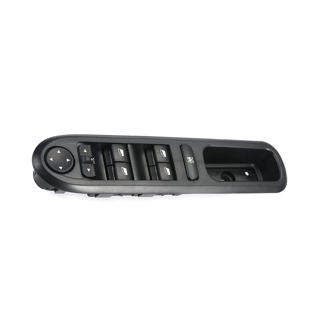 Peugeot 407 6D 2004-2014 Power Window Switch Control Panel Replacement - Window Lifter 6554.ER - Compatible with Driver & Passenger Side Windows - Perfect for Car Window Repair & Maintenance