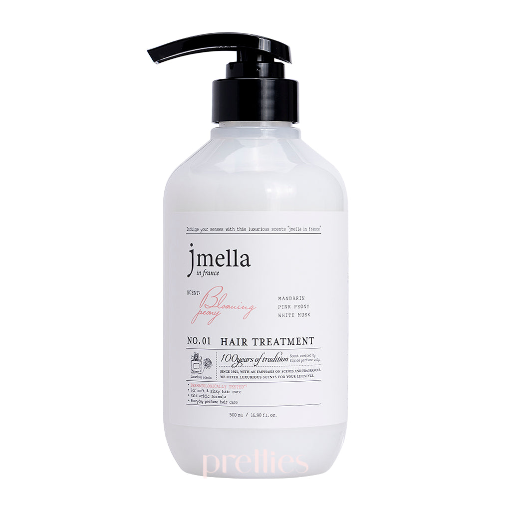 JMella Luxurious Fragrance Hair Treatment Oil - Blooming Peony Scent 500ml (718295) for Dry, Damaged Hair Repair & Shine Boost - Perfect for Salon-Quality Home Hair Care & Gifting