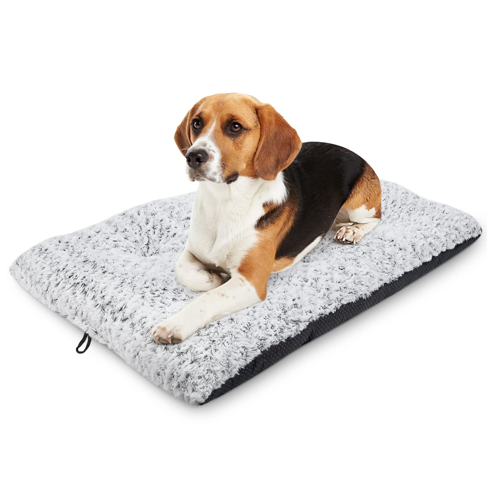 Washable Anti-Slip Dog Bed & Crate Mat for Medium Dogs & Cats - 30 Inch Pet Kennel Pad - Perfect for Crates, Carriers & Indoor Use