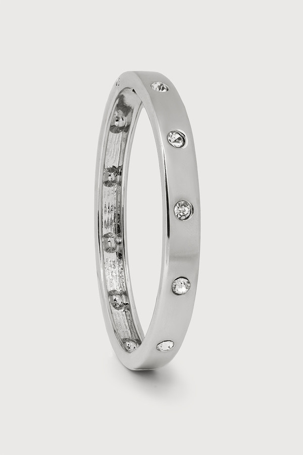 Stylish Studded Hinged Bangle Bracelet for Women - Trendy Punk Rock Jewelry Gift for Parties, Concerts & Everyday Wear