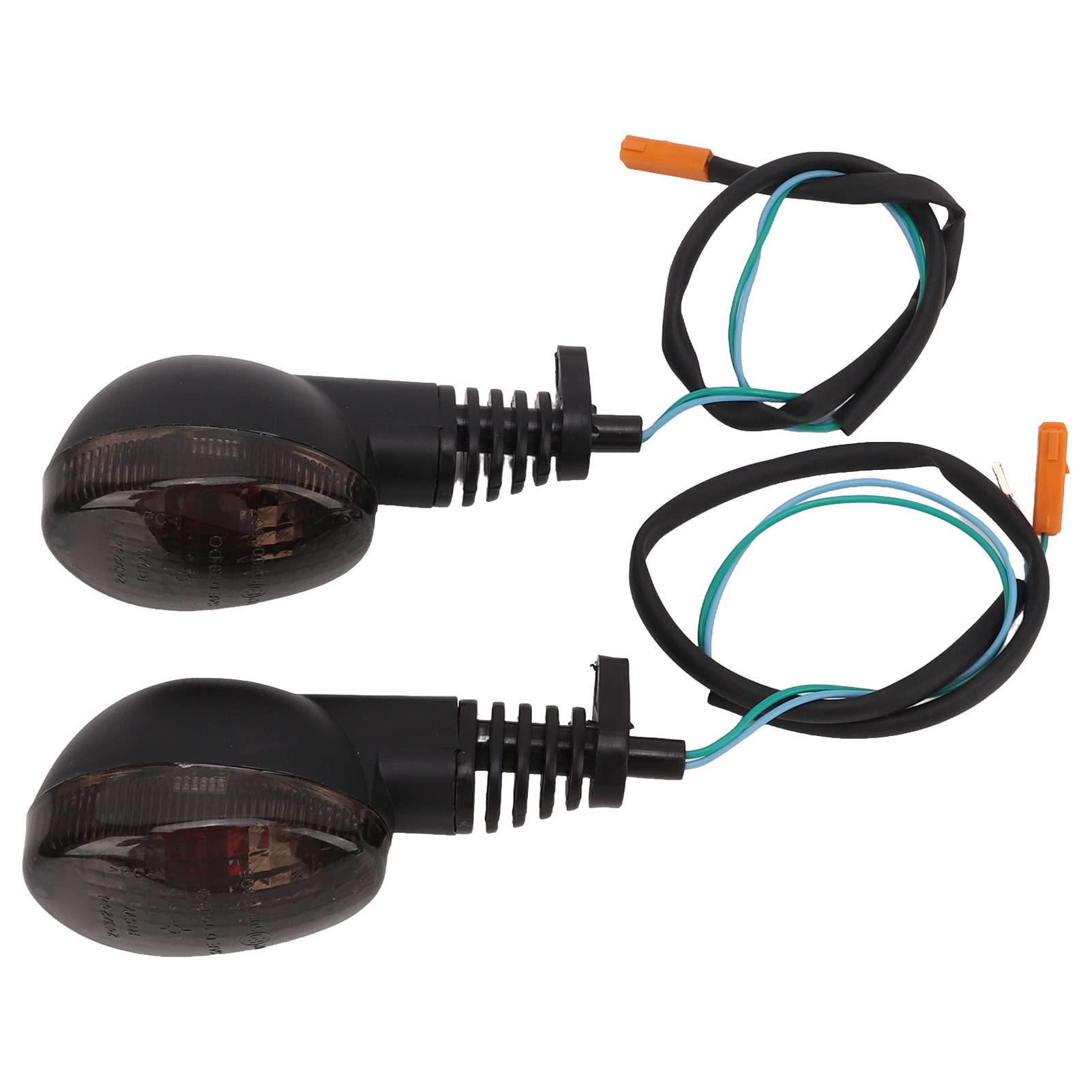 Waterproof LED Motorcycle Turn Signal Lights - 1 Pair Left & Right Blinker Lamps for Bike Customization | Durable Weatherproof Design for All-Road Riding & Night Safety