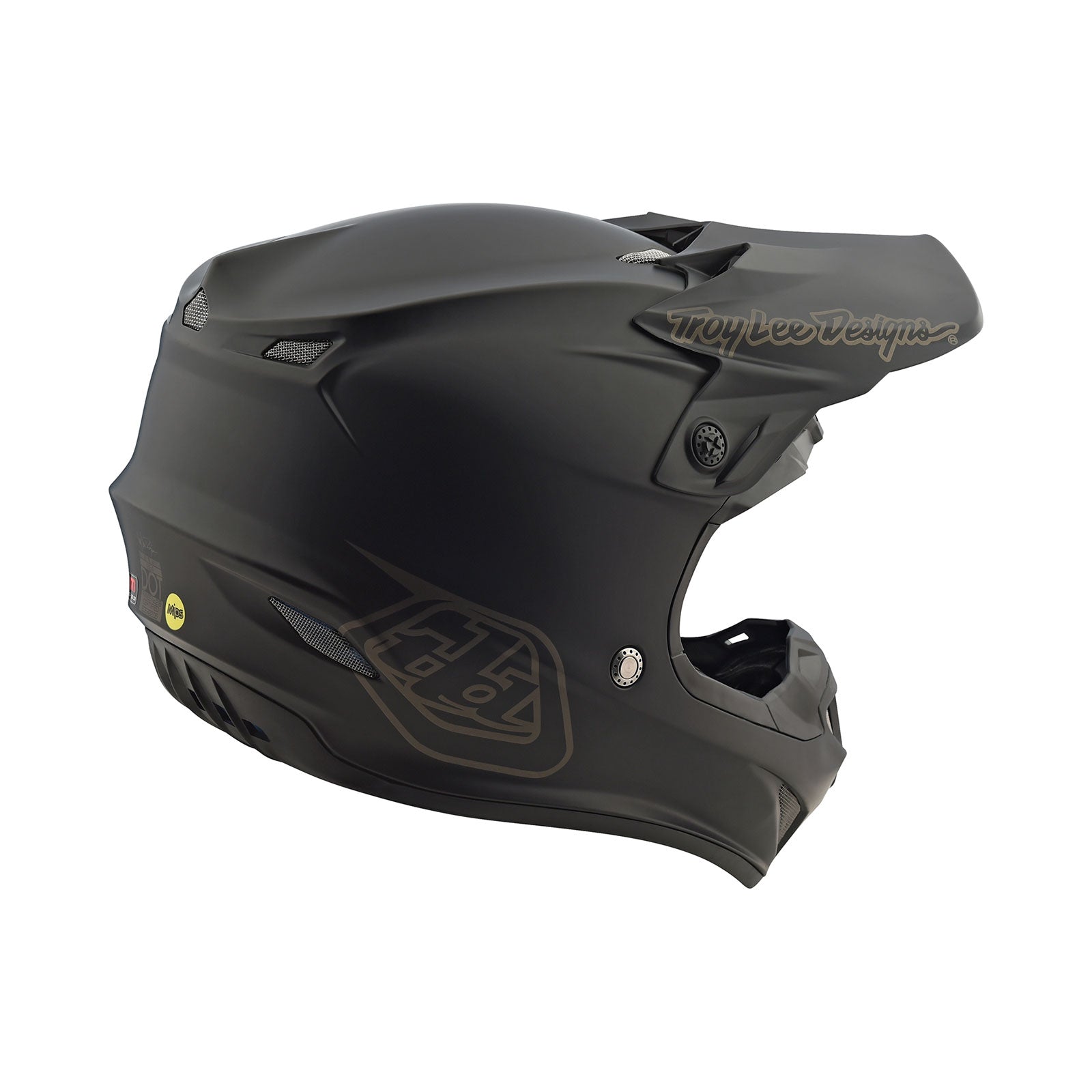 SE4 Polycarbonate Motorcycle Helmet - Lightweight, DOT Approved, Mono Black for Men & Women - Perfect for Street Biking, Cruising & Commuting