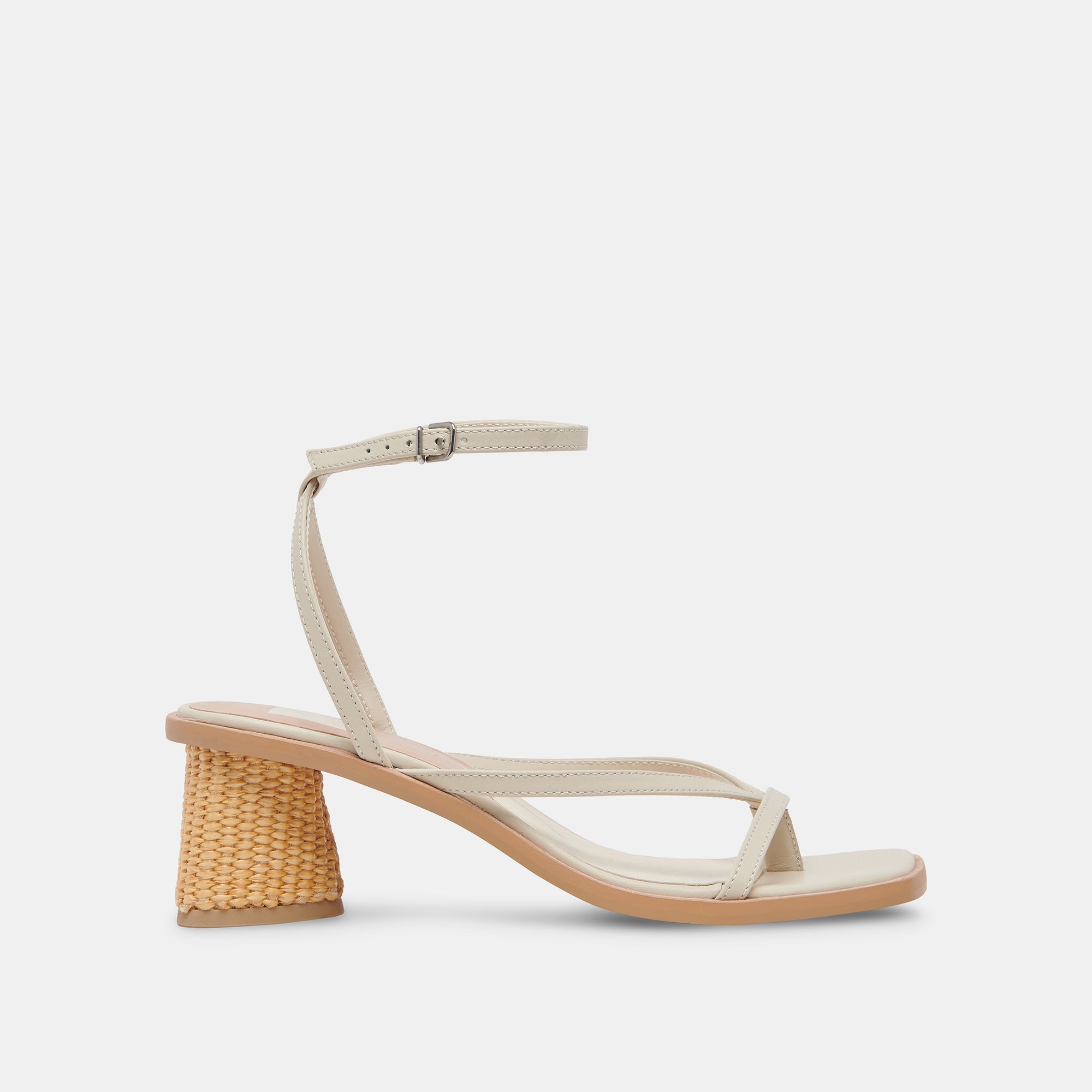 BANITA Women's Wide Comfort Sandals in Ivory Genuine Leather - Perfect for Beach, Vacation & Summer Outfits