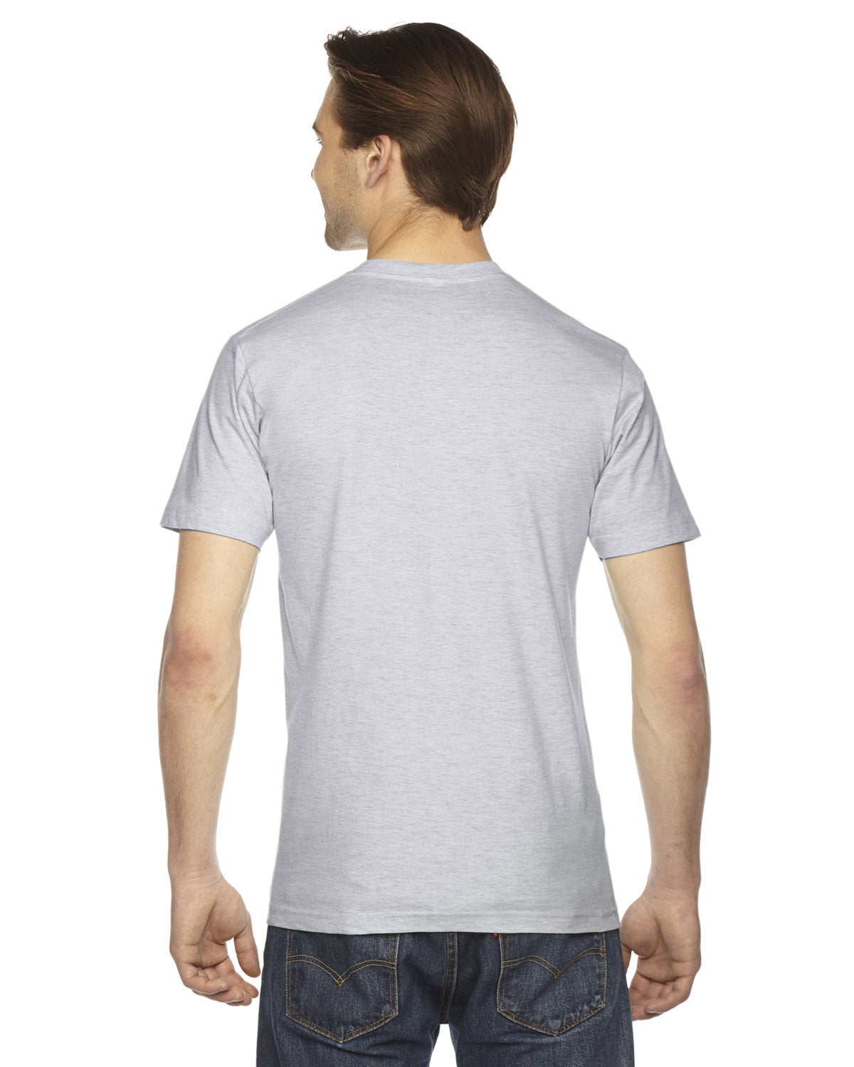 American Apparel 2001W Unisex Fine Jersey Short Sleeve T-Shirt - Soft Cotton Tee for Men & Women - Perfect for Casual Wear, Gym, and Everyday Outfits