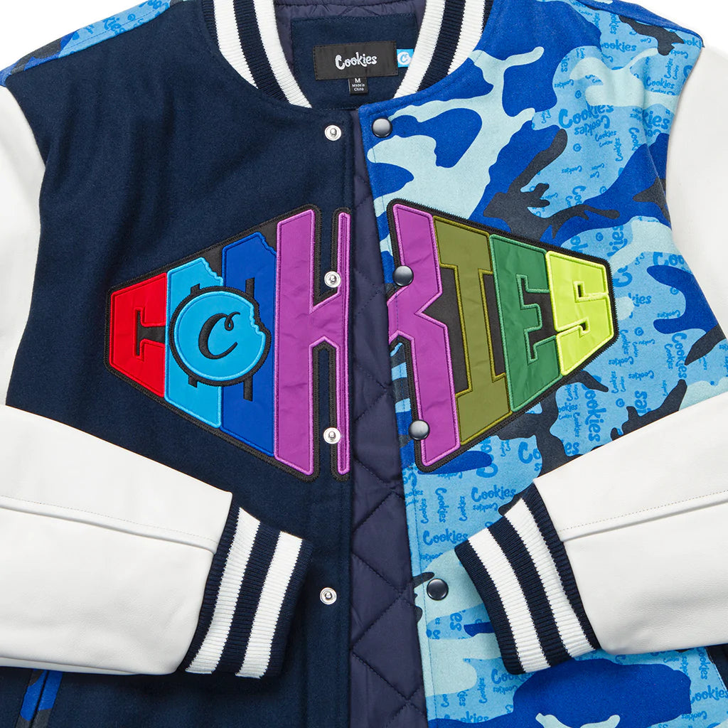Vintage Letterman Jacket for Men - Classic Wool & Leather Varsity Coat - Perfect for High School, College & Casual Outfits