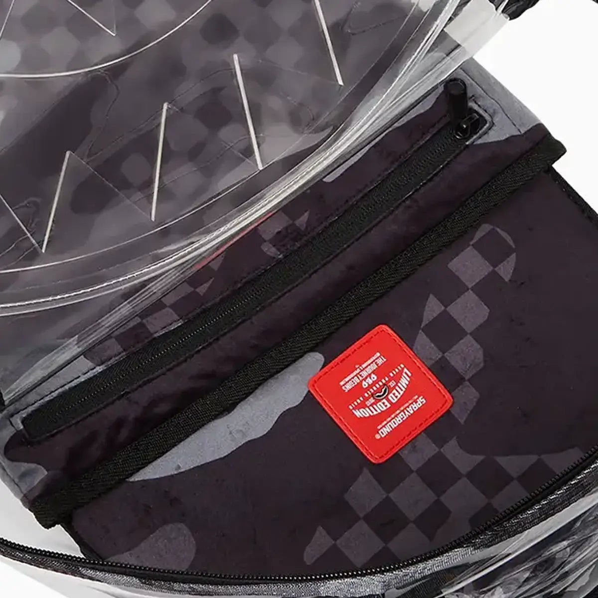 Clear As Night Clear DLX Backpack - Stylish Transparent Backpack for School, Travel & Concerts | Waterproof & Durable See-Through Design