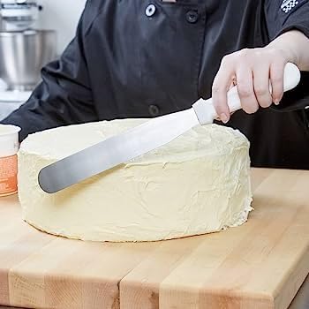 8 Inch Stainless Steel Cake Palette Knife - Professional Straight Icing Spatula for Baking, Cake Decorating & Pastry Making | Perfect for Home Bakers & Professional Chefs