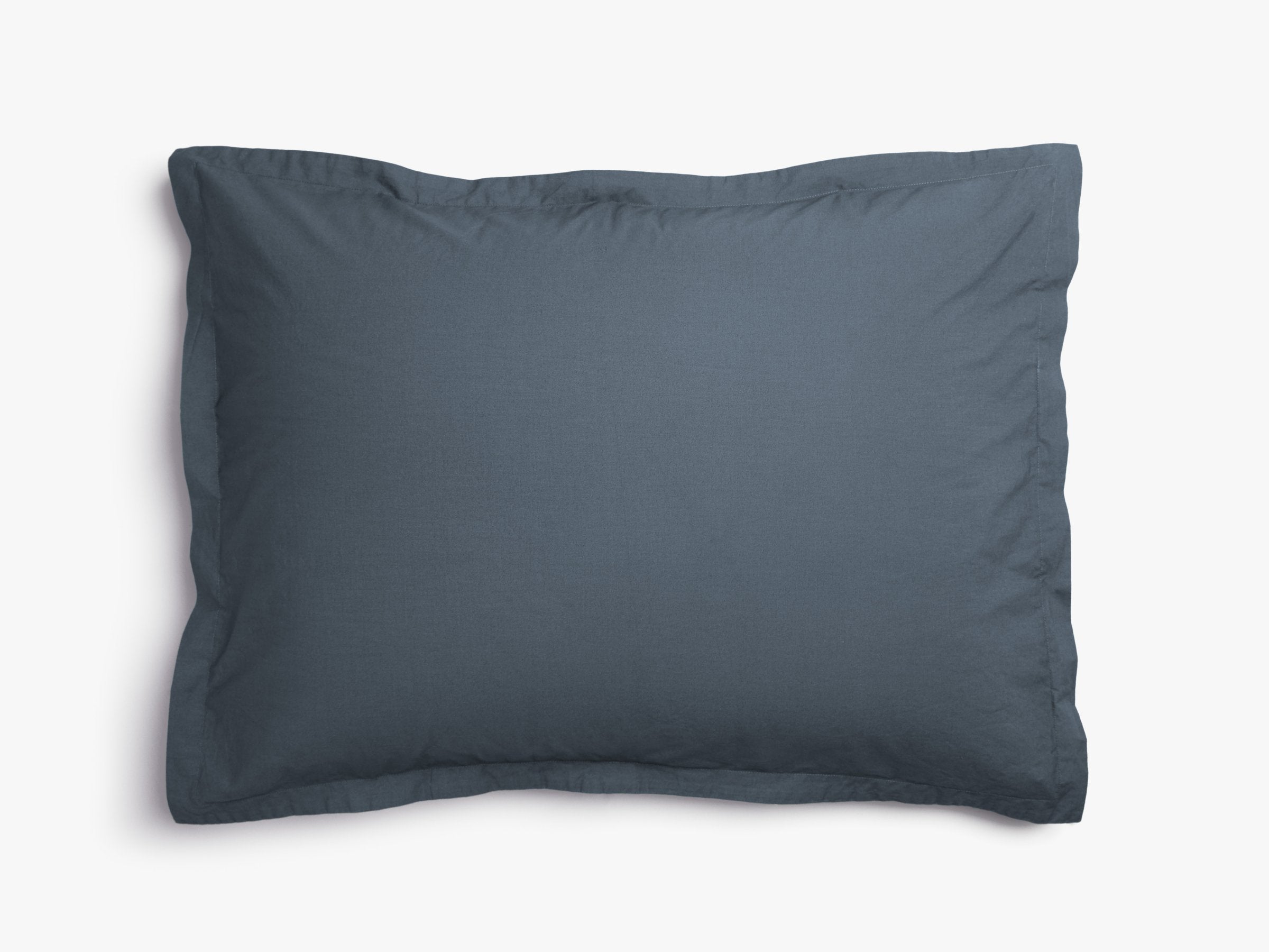 Premium Brushed Cotton Pillow Sham Set - Soft & Breathable Bedding for Ultimate Comfort | Perfect for Master Bedroom, Guest Room & Cozy Home Decor (Dusk Blue)