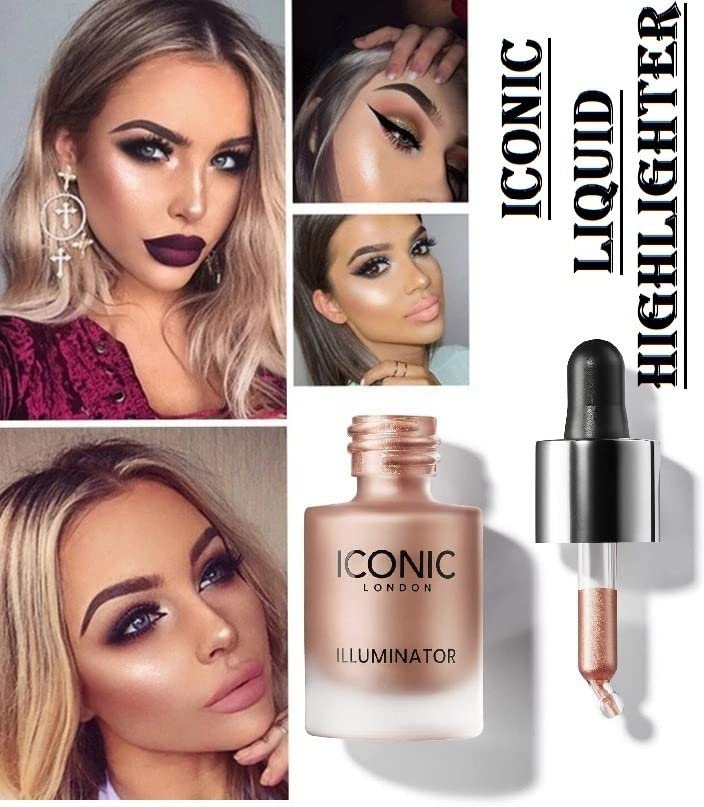 WIFFY Best Ever Makeup Face Beauty Product - Iconic London Waterproof Illuminator Highlighter | Glow for Day & Night, Perfect for Parties, Weddings & Photo Shoots