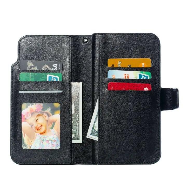 Samsung Galaxy S24 Plus Flip Wallet Case - Genuine Leather Book Style Cover with Card Slots & Stand Function for Daily Use & Travel