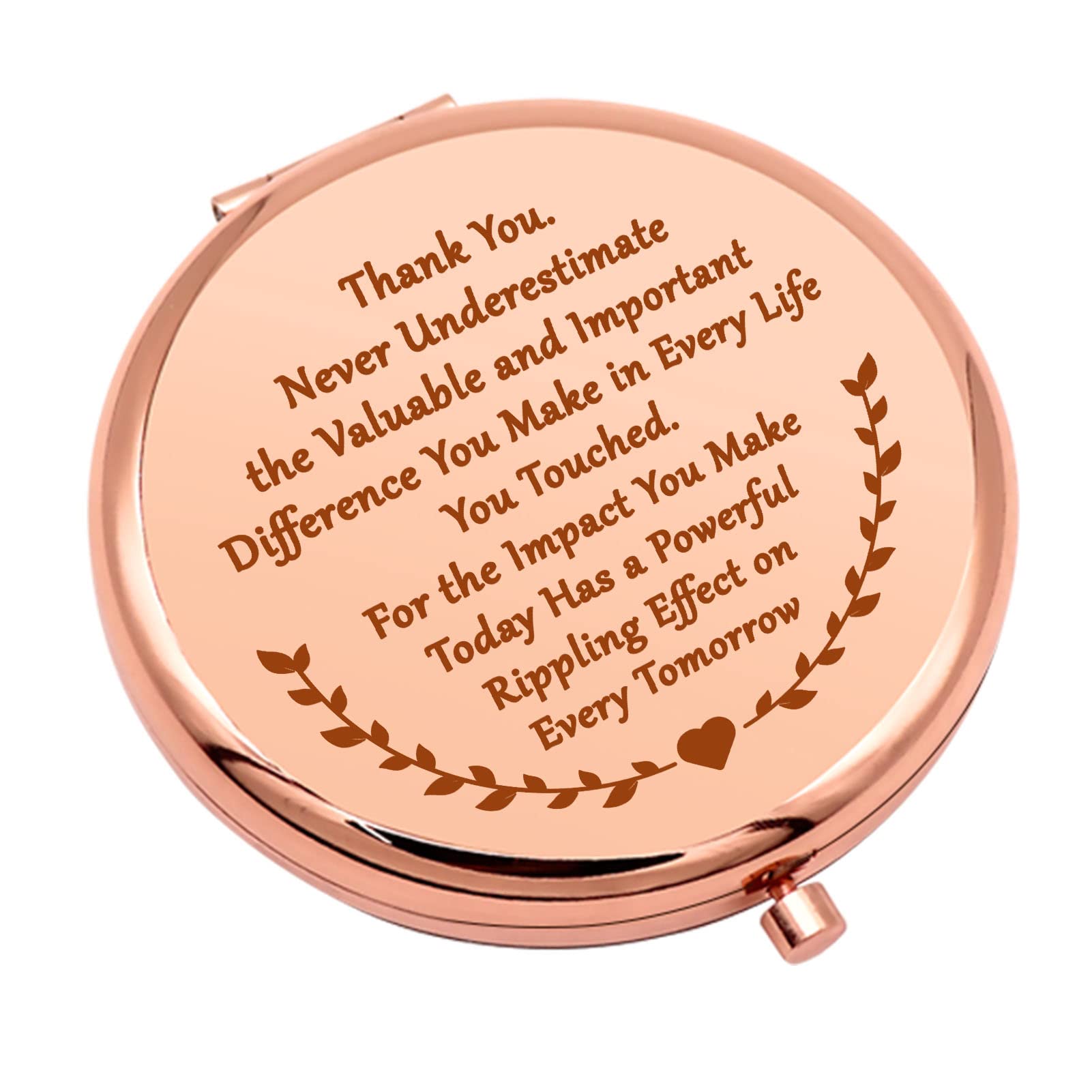 Professional Folding Makeup Mirror - Perfect Thank You Gift for Doctors, Nurses, Teachers & Social Workers | Ideal for Retirement, Birthday & Thanksgiving | Compact Travel Mirror for Office, Home & On-the-Go Use