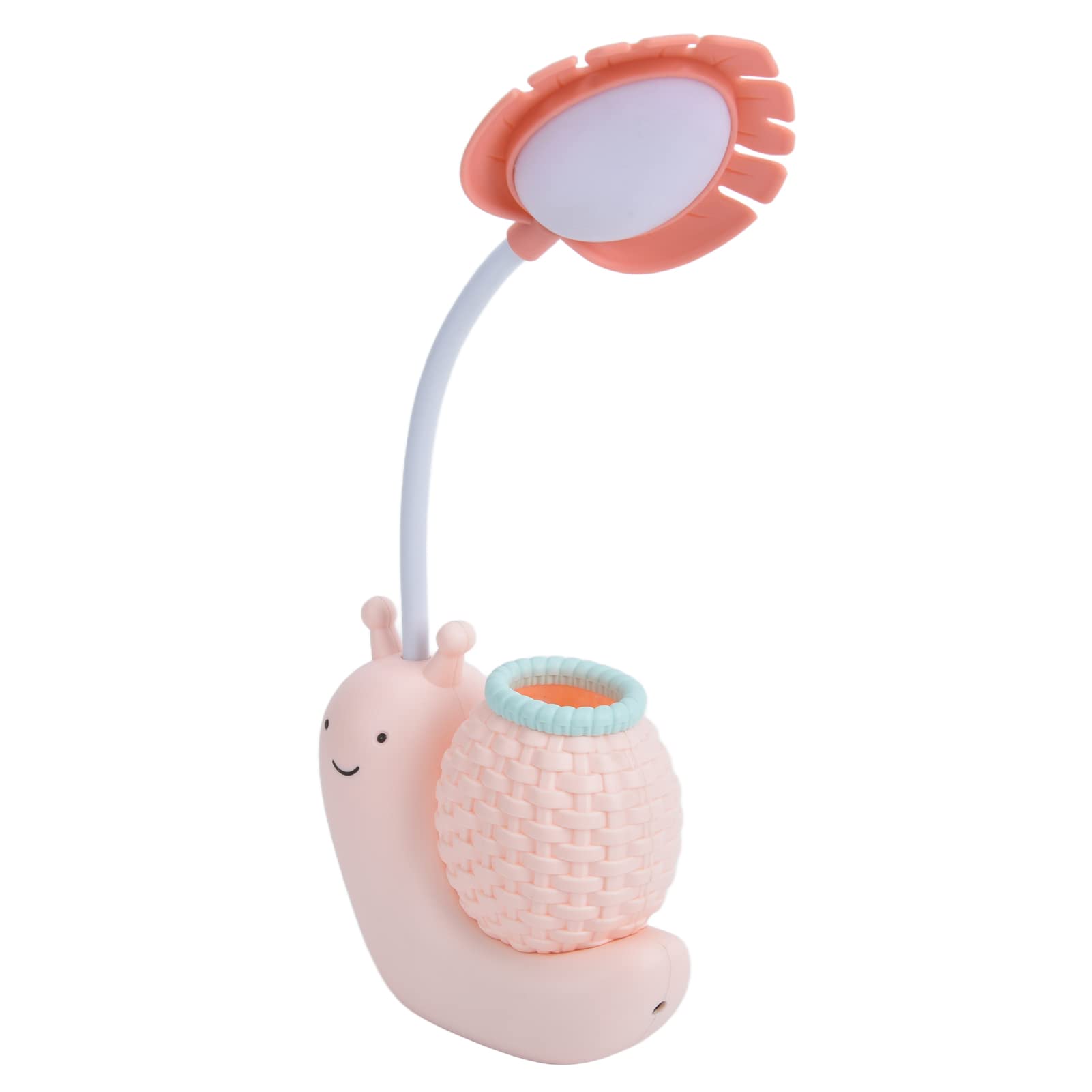 Pwshymi LED Desk Lamp with USB Charging, Foldable & Adjustable Angle, Touch Control for Study, Bedroom, Office - Perfect for Reading, Working & Nightstand Lighting
