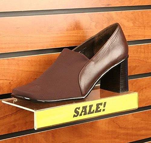 Clear Acrylic Shoe Display Shelf with 4