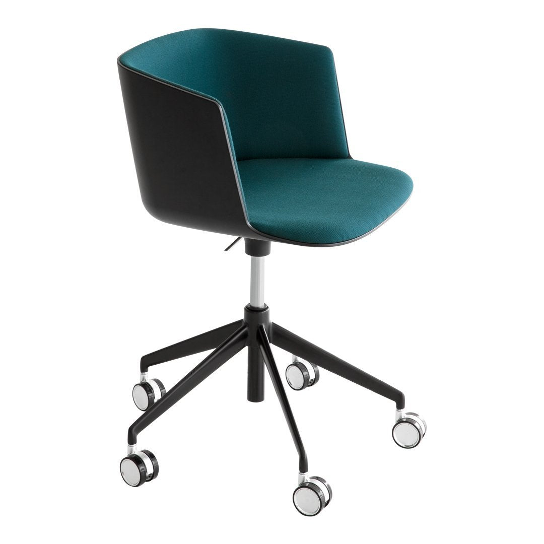 Ergonomic Office Chair with 5-Star Base - Adjustable Height & Padded Seat for Home & Office Workspaces - Perfect for Long Hours of Sitting, Gaming, or Remote Work