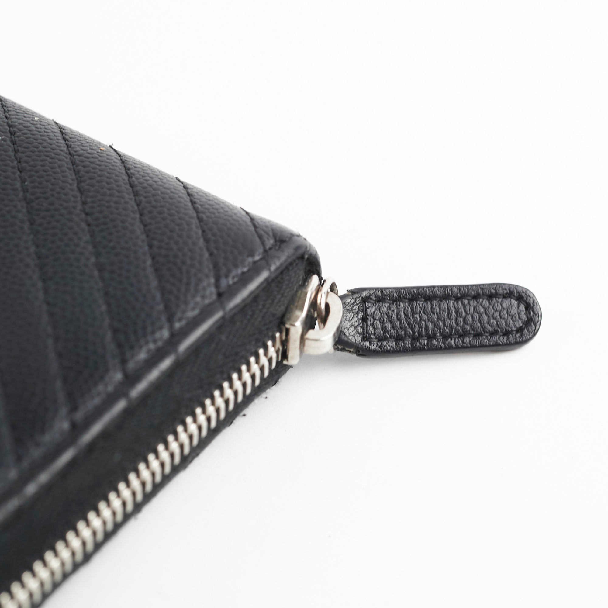 Chanel Caviar Leather Chevron Long Zippy Wallet Black - Luxury Designer Wallet for Women, Perfect for Everyday Use & Special Occasions