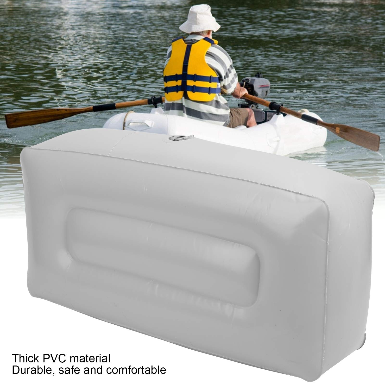 Waterproof Kayak Seat Cushion - Comfortable Inflatable Boat Cushion with Non-Slip & Abrasion-Resistant Design for Kayaking, Canoeing, Fishing | Perfect for Outdoor Water Sports & Marine Adventures