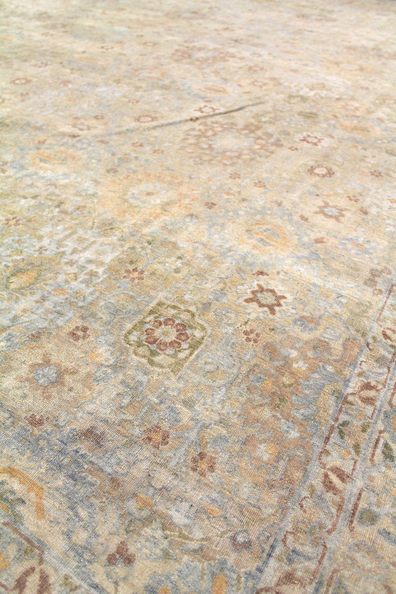 Antique Kerman Handwoven Traditional Persian Rug - Vintage Oriental Carpet JF8029 for Living Room, Bedroom & Home Decor