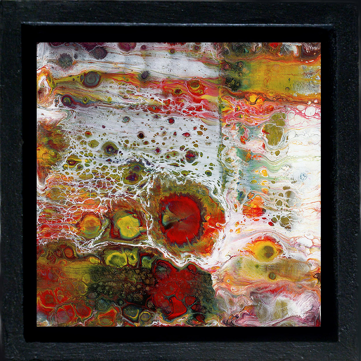 Anthony Ciambella: Framed 4x4 Acrylic on Panel Painting - Perfect for Home Decor, Office Art & Gift Giving