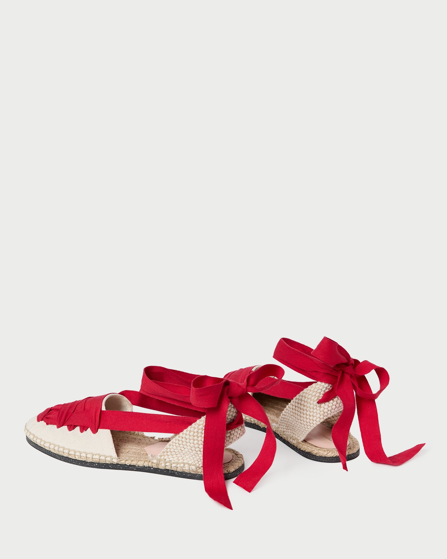 Wilson Natural/Red Canvas Espadrille Shoes - Comfortable & Stylish Summer Slip-Ons for Women - Perfect for Beach, Casual Outings & Vacation Wear
