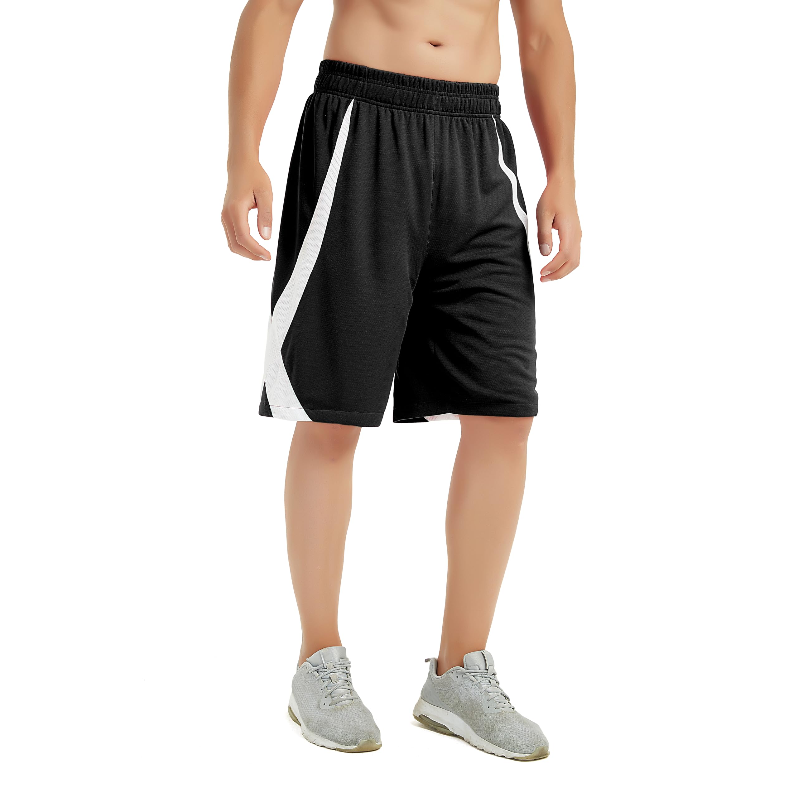 TopTie Men's Lounge Walking Shorts - Comfortable Pajama Active Shorts for Workout, MMA Training & Flag Football | No Pockets Design | Perfect for Gym, Home Relaxation & Summer Outdoor Activities