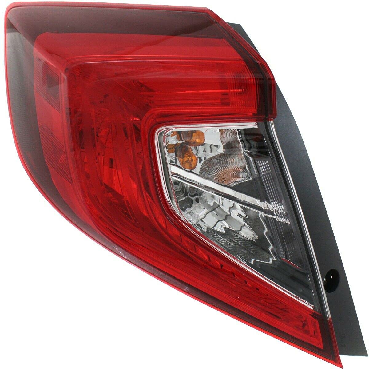 Honda Sedan Left Hand Side (LH) Driver Outside Replacement Tail Light Lamp - High-Quality OEM Replacement for Improved Safety & Style | Perfect for Night Driving & Car Maintenance