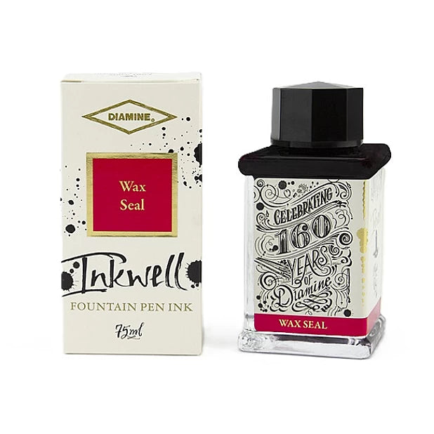 Diamine Inkwell Ink - 75ml Bottle for Calligraphy, Fountain Pens & Wax Sealing | Premium Writing Ink for Letters, Invitations & Artistic Projects