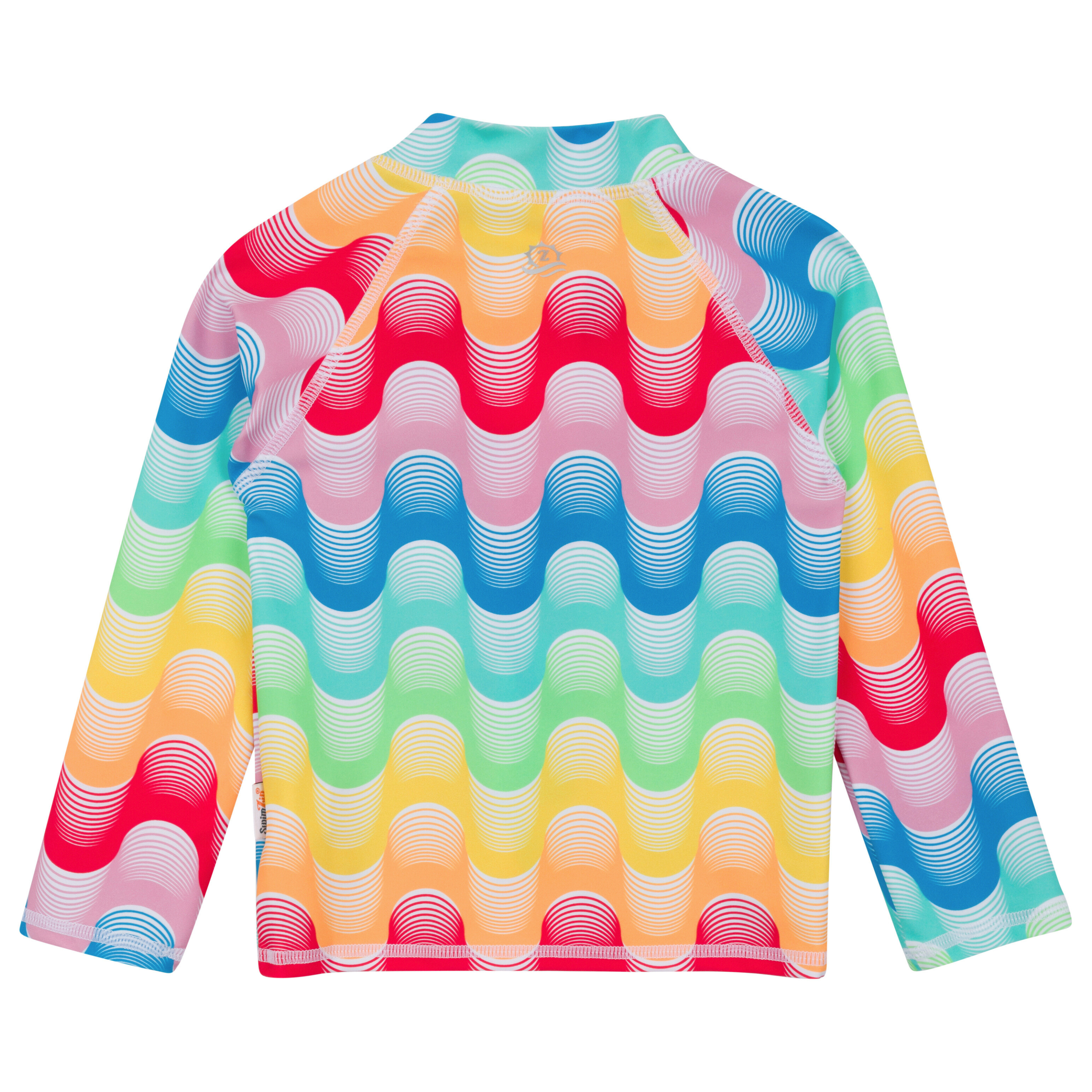 UPF 50+ Kids Long Sleeve Rash Guard Swim Shirt with Zipper - Sun Protection for Boys & Girls - Perfect for Swimming, Surfing and Beach Activities