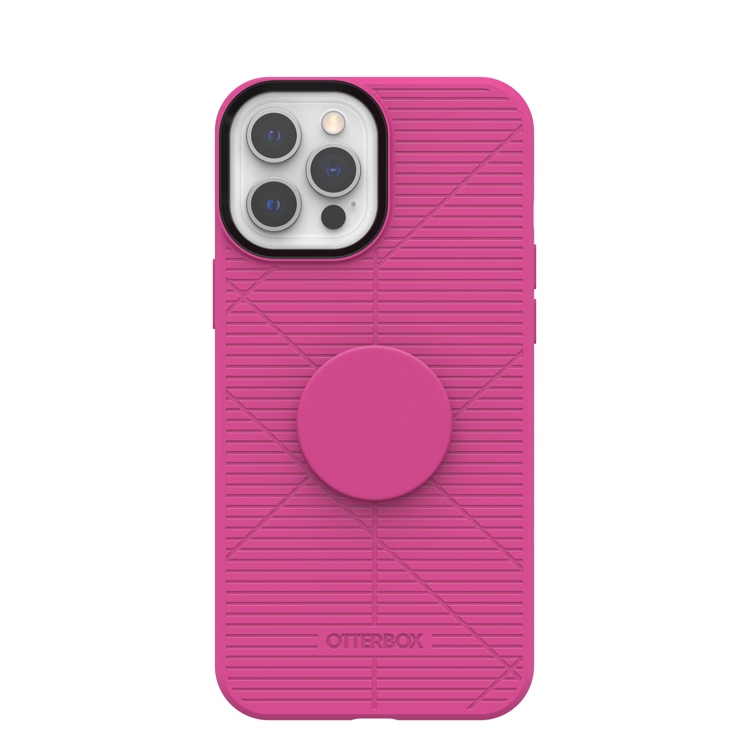 OtterBox Pop Case for iPhone 12 & iPhone 12 Pro - Slim Protective Phone Cover with Grip (Pink) | Shockproof & Drop Protection | Perfect for Everyday Use, Outdoor Activities & Travel