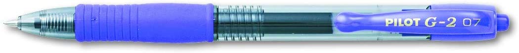 Pilot G2 Premium Retractable Gel Pens - Fine Point 0.7mm, Purple Ink, 12-Pack (5 Sets) - Smooth Writing for Office, School & Note Taking