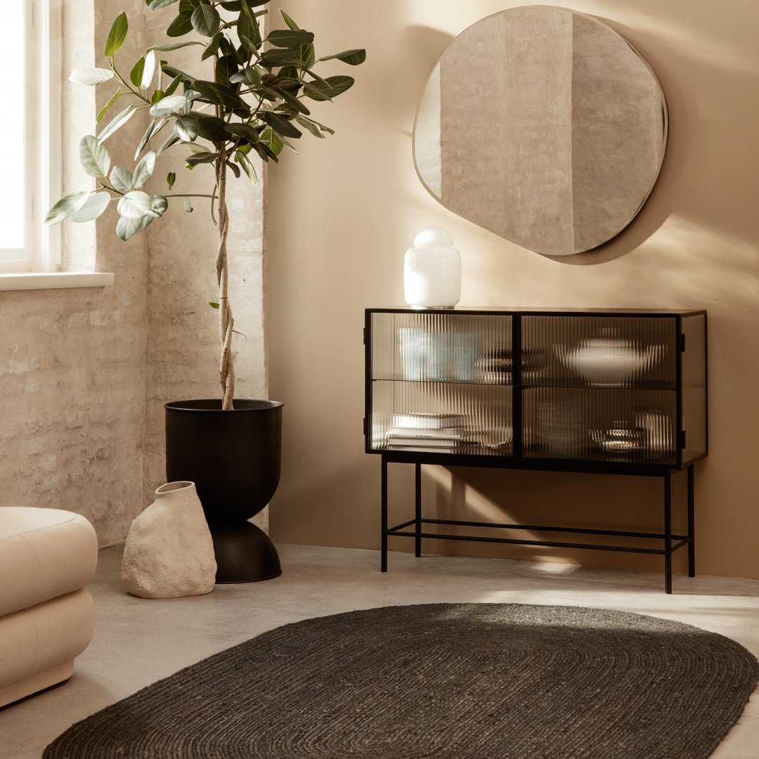 Ferm Living Haze Sideboard - Modern Scandinavian Storage Cabinet for Living Room, Bedroom & Entryway - Stylish Home Organization Solution