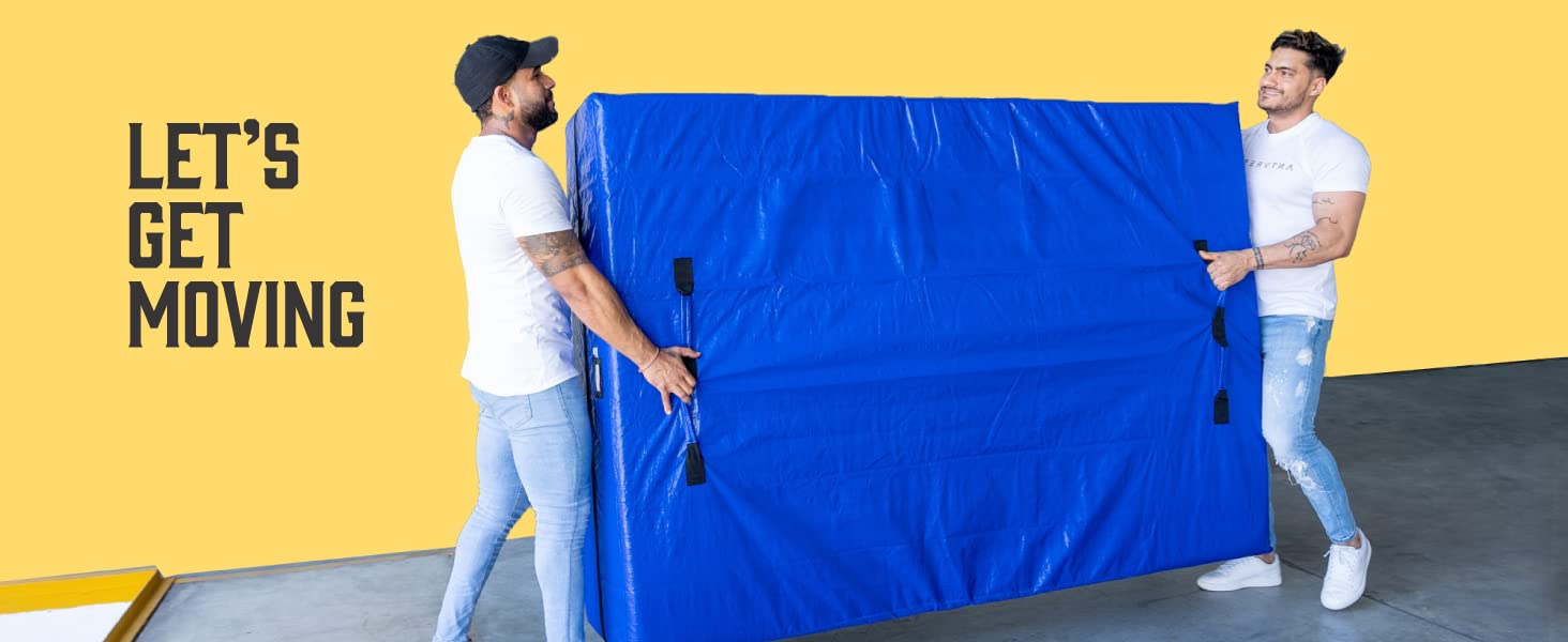 Extra-Thick Full XL Mattress Bags for Moving with 8 Handles & Zipper - Reusable Mattress Storage Cover Protector - Perfect for Home Relocation, College Dorm Moves & Long-Term Storage