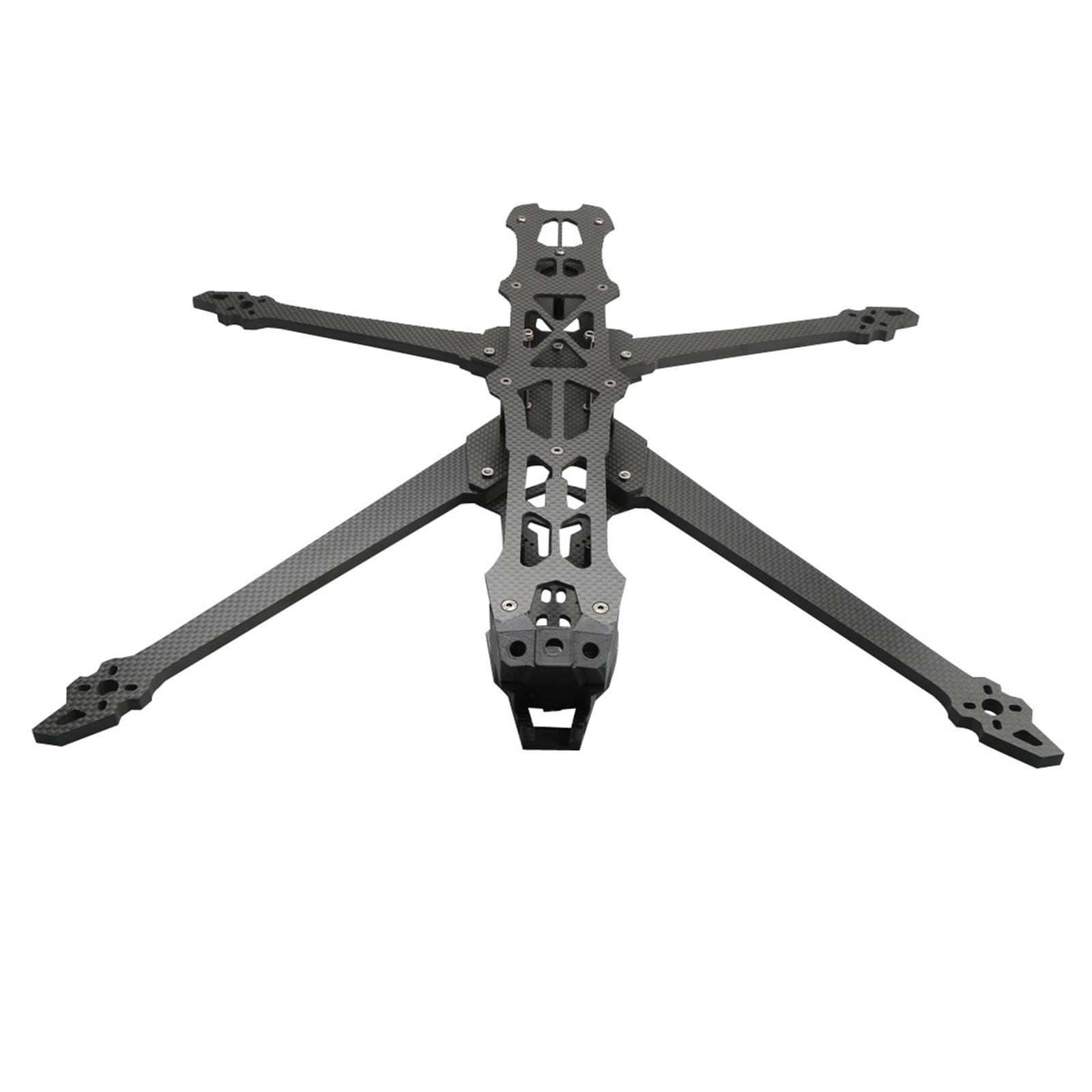 Lightweight Carbon Fiber FPV Drone Frame with 7mm Arms for 10inch Props - Perfect for Racing, Freestyle Flying & Aerial Photography