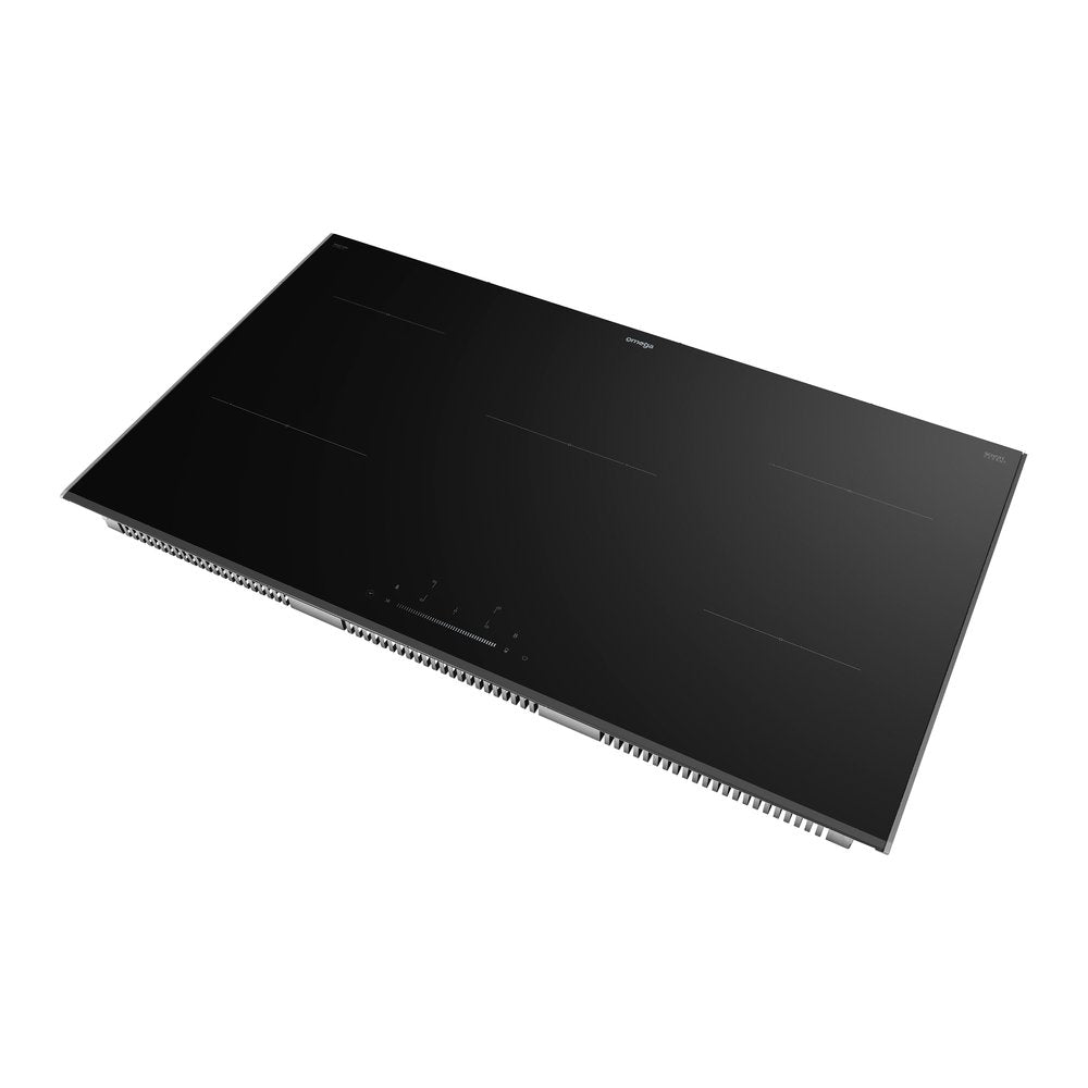 Omega 90cm 5-Zone Induction Cooktop with Bridge Zones OCI903FTZ - Professional-Grade Stove for Home Kitchen & Restaurant Cooking