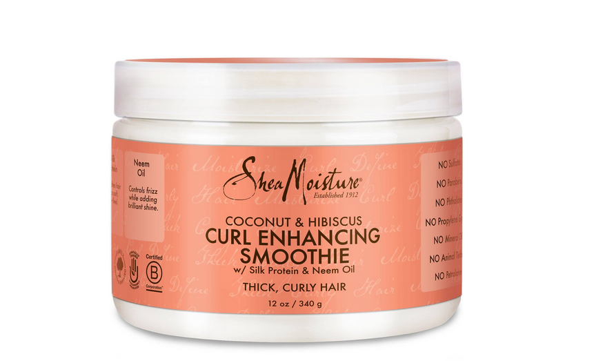 12 oz Curl Enhancing Smoothie for Natural Curly Hair - Hydrating & Defining Hair Treatment for Wavy & Coily Hair - Perfect for Daily Styling & Salon Use (Made in Thailand)